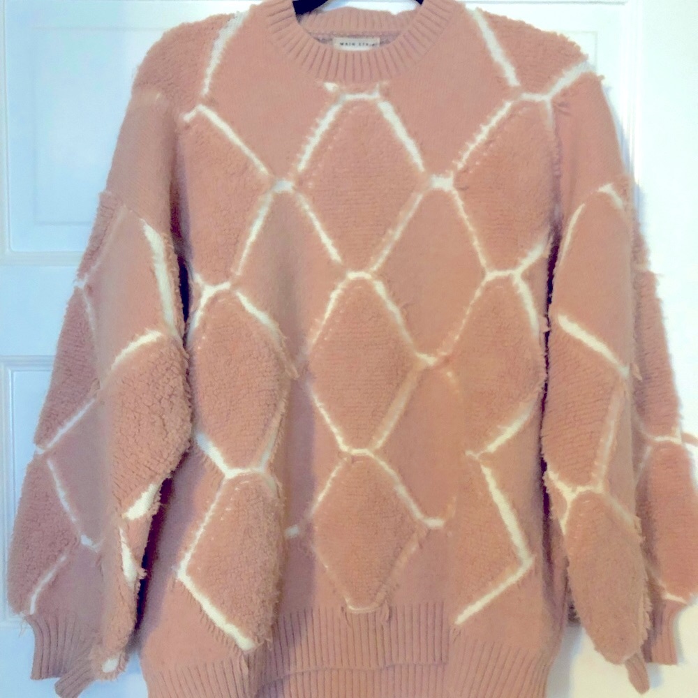 Incredibly soft Main Strip oversized or regular fit sweater